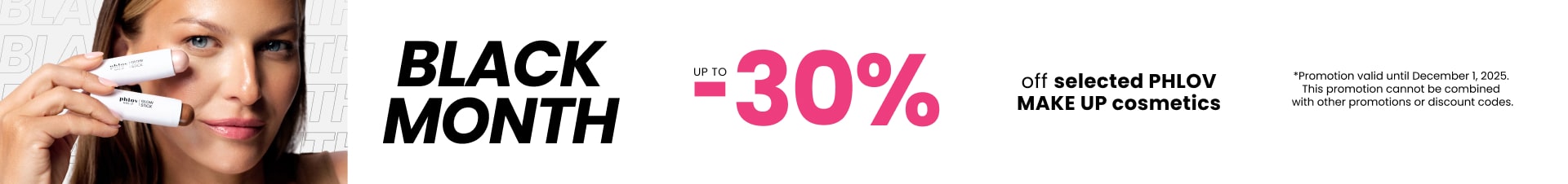 black month make up products