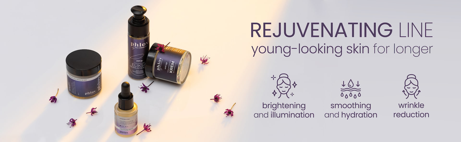 Rejuvenating cosmetics Phlov