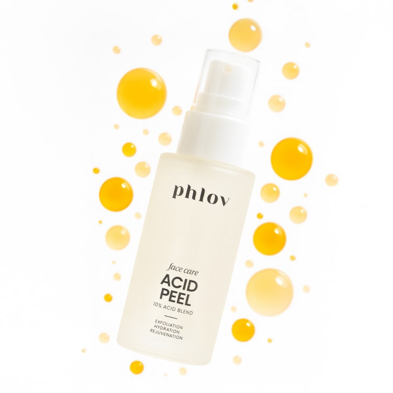 Vegan acid face peel