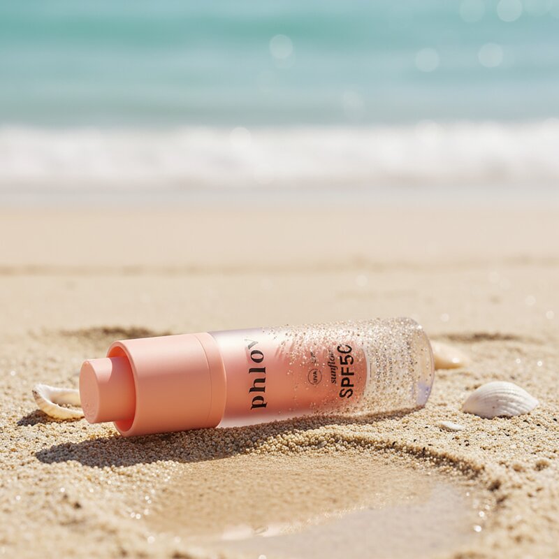 Face serum with SPF 50
