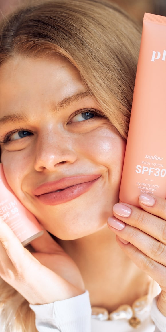 Body lotion SPF50 